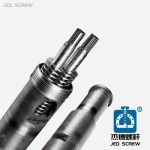 杰德 锥双螺杆挤出机专用螺杆机筒 型号齐全-众博在线开户，挤出机螺杆，注塑机螺杆，舟山螺杆，螺杆厂
