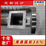 杰德 PET/PP打包带挤出机螺杆机筒 型号齐全 电镀合金  塑化优良 保质出货-众博在线开户，挤出机螺杆，注塑机螺杆，舟山螺杆，螺杆厂