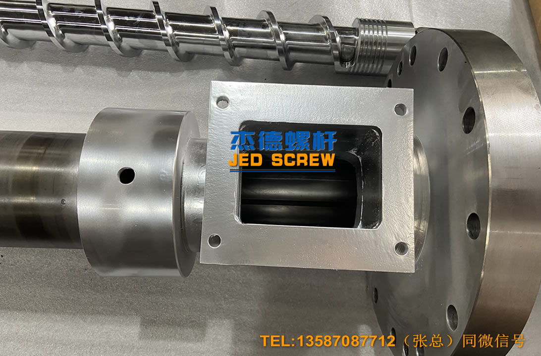 杰德 100/30螺杆机筒 配ZLYJ250减速箱 高精度 结构稳固 支持定制-众博在线开户,挤出机螺杆,注塑机螺杆,舟山螺杆,螺杆厂
